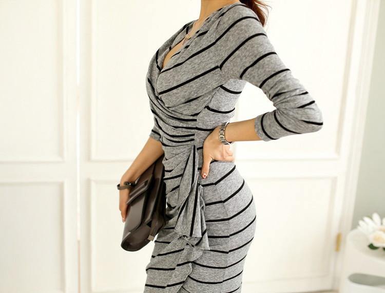 Coel Stripes Dress - One Chic Store