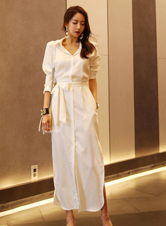 Norene White Dress - One Chic Store
