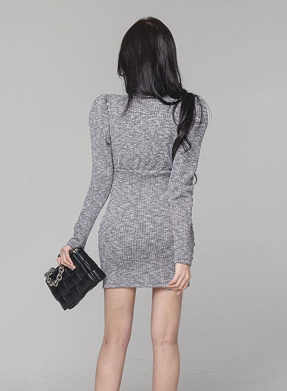 Thea Grey Dress - One Chic Store
